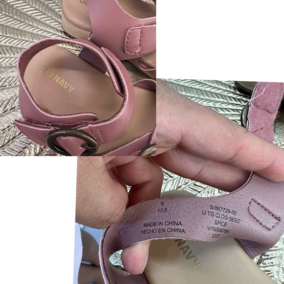 Faux-Leather Clog Sandals for
Toddler Girl SIZE 6 - Picture 17 of 17